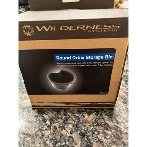 Wilderness Systems Orbix Storage Bin for Kayaks - Round, Single Pack, Black,